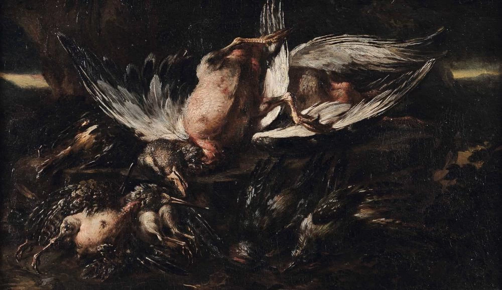 Natura morta con cacciagione